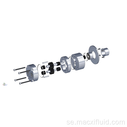 Magnetiskt kopplad explosionssäker AC -motorpump